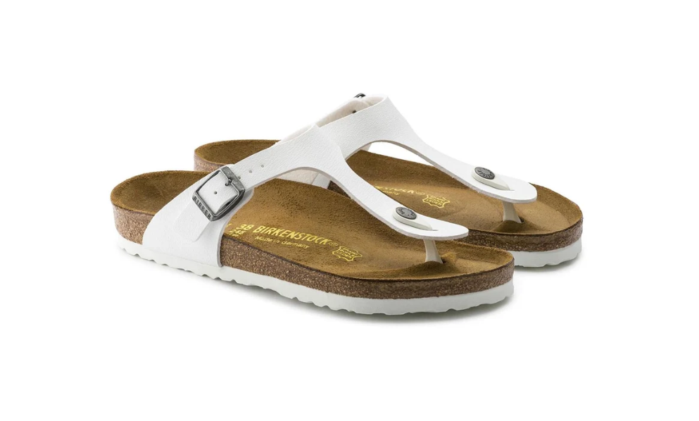 Birkenstock Gizeh Birko-Flor White