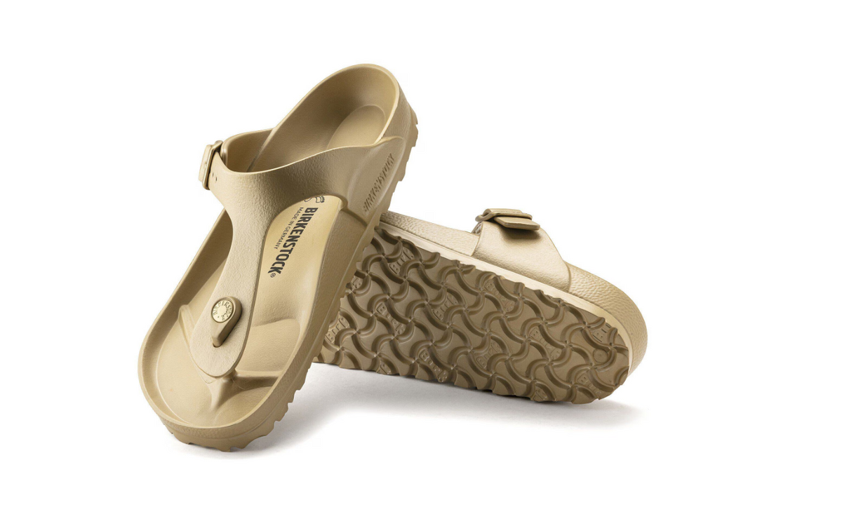 Birkenstock Gizeh Essentials EVA Glamour Gold Sandals  Regular
