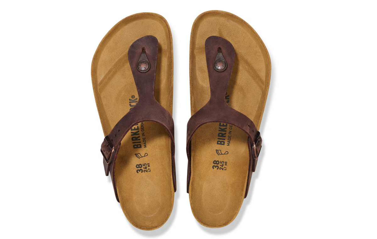 Birkenstock Gizeh Oiled Leather Sandals Habana  Regular