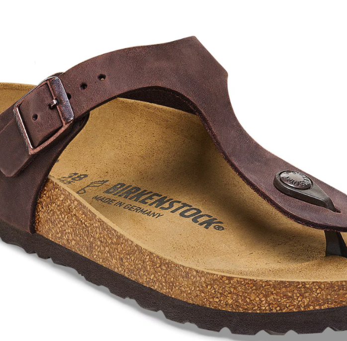 Birkenstock Gizeh Oiled Leather Sandals Habana  Regular