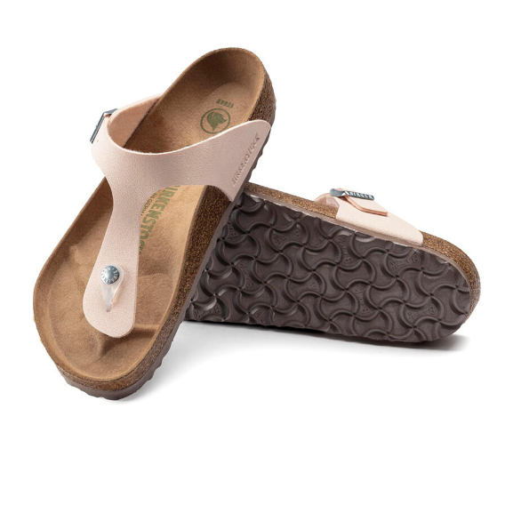Birkenstock Gizeh Vegan Birkibuc Light Rose Sandals  Regular