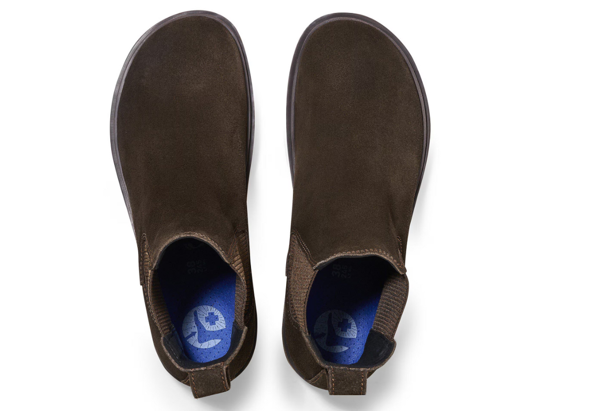 Birkenstock Highwood Slip On Women Suede Leather Mocha  Regular