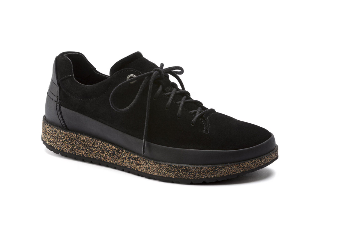 Birkenstock Honnef Low Suede Leather Black  Narrow