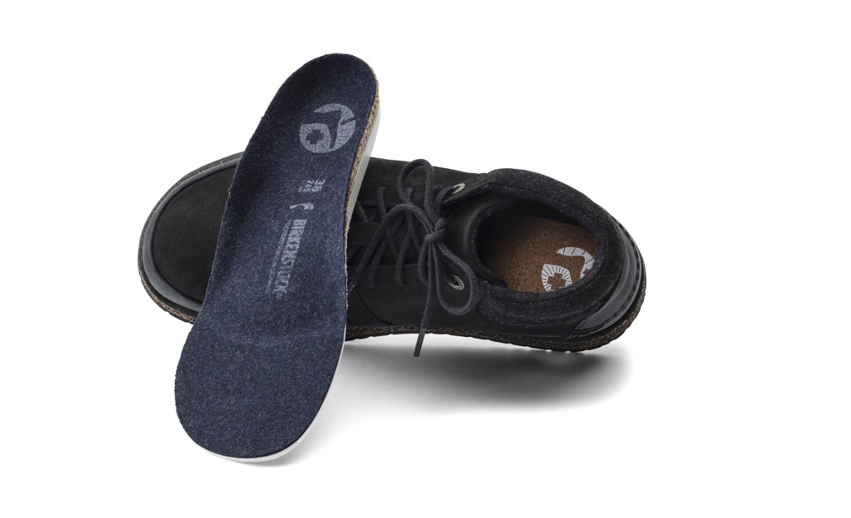 Birkenstock Honnef High Nubuck Leather Black  Regular