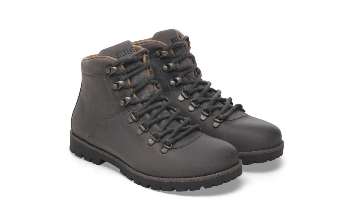Birkenstock Jackson Nubuck Leather Boots Graphite  Narrow