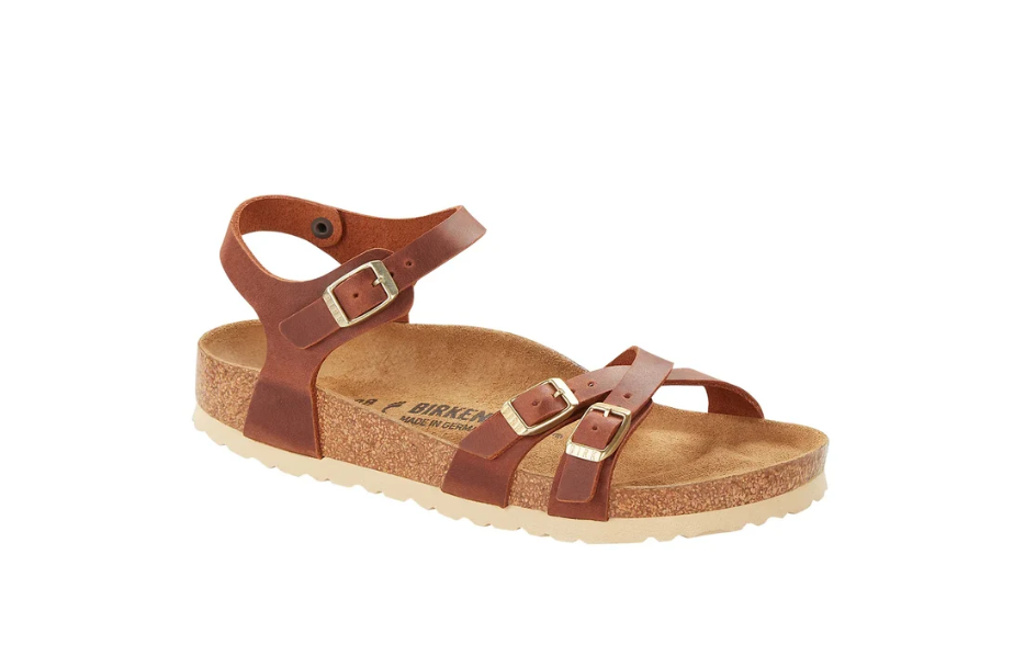 Birkenstock Kumba Oiled Leather Cognac Sandal  Regular
