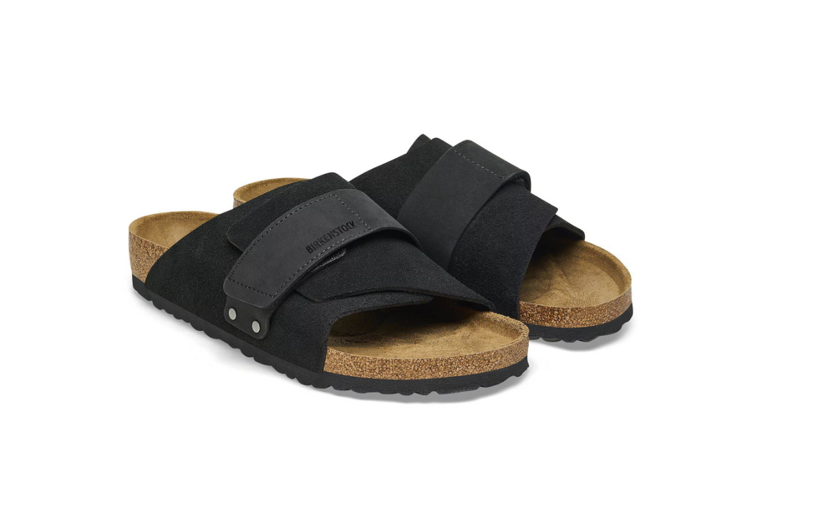 Birkenstock Kyoto Nubuck Leather/Suede Black  Regular