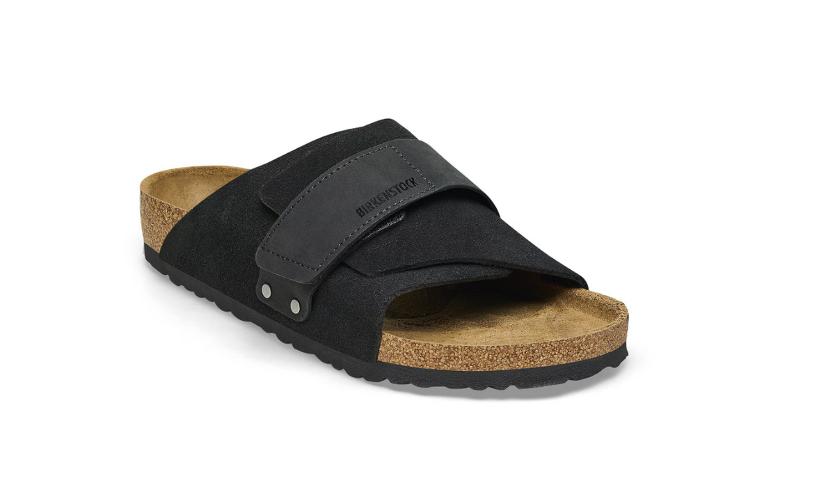 Birkenstock Kyoto Nubuck Leather/Suede Black  Regular