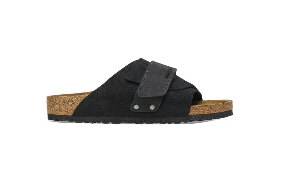 Birkenstock Kyoto Nubuck Leather/Suede Black  Regular
