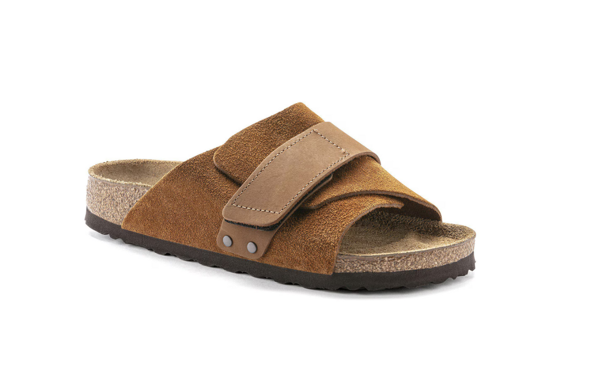 Birkenstock Kyoto Nubuck-Suede Leather Mink  Regular