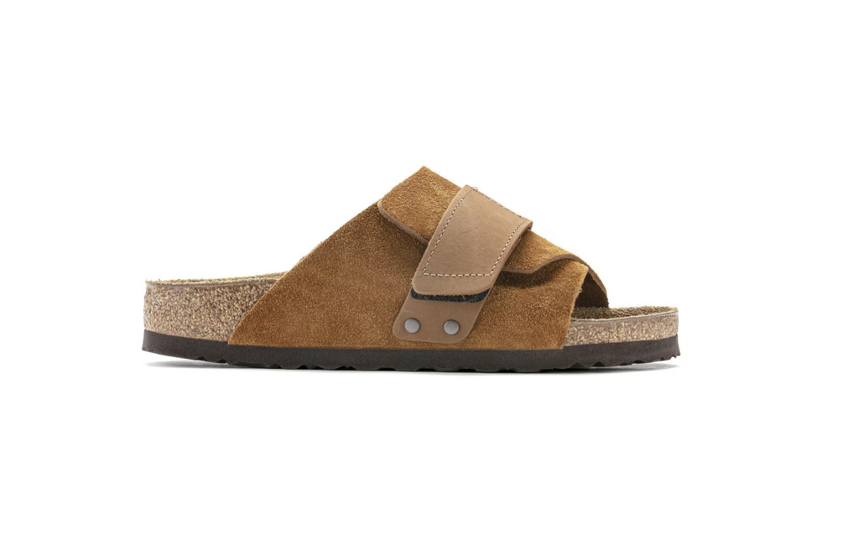 Birkenstock Kyoto Nubuck-Suede Leather Mink  Regular