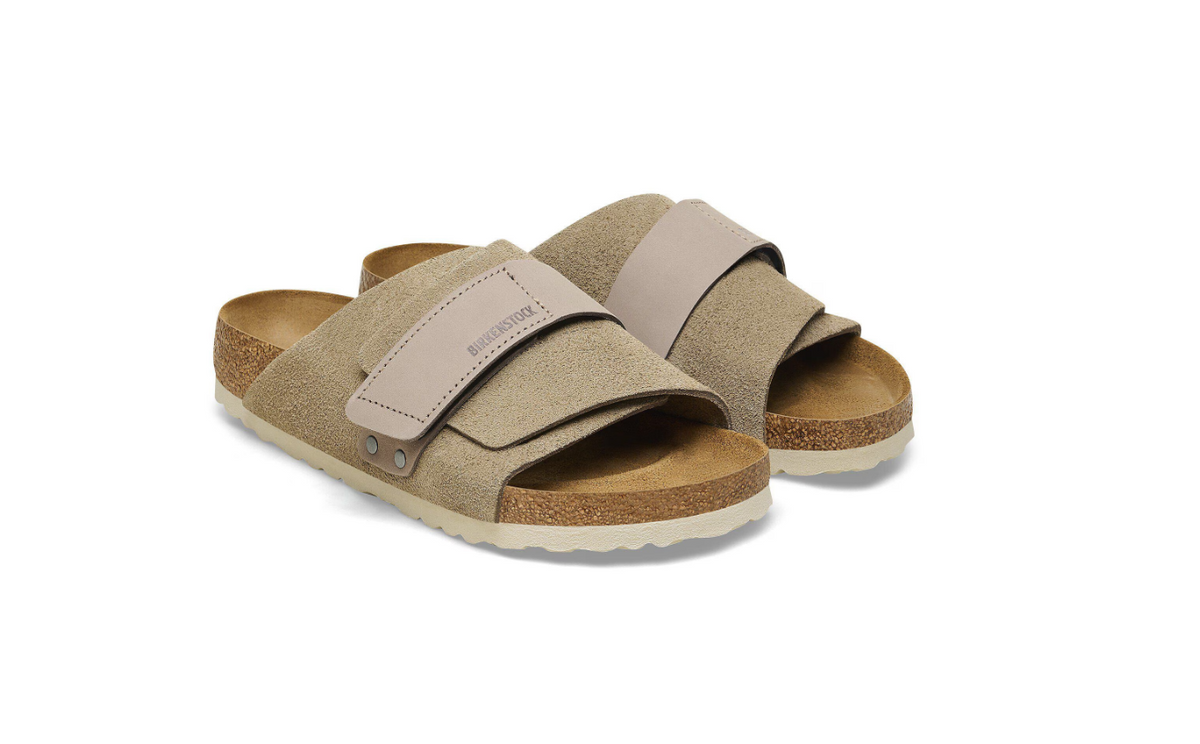 Birkenstock Kyoto Nubuck Leather/Suede Taupe  Narrow