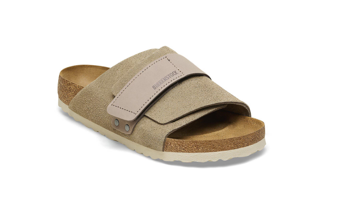 Birkenstock Kyoto Nubuck Leather/Suede Taupe  Narrow