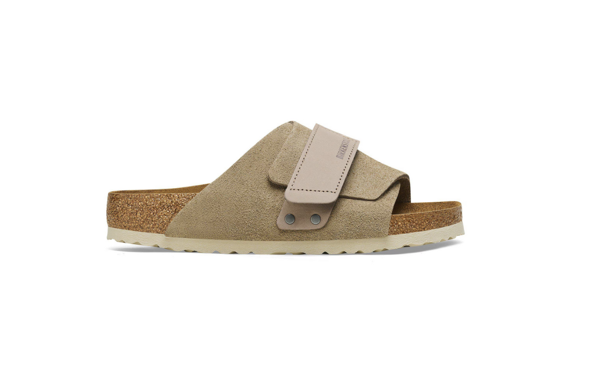 Birkenstock Kyoto Nubuck Leather/Suede Taupe  Narrow