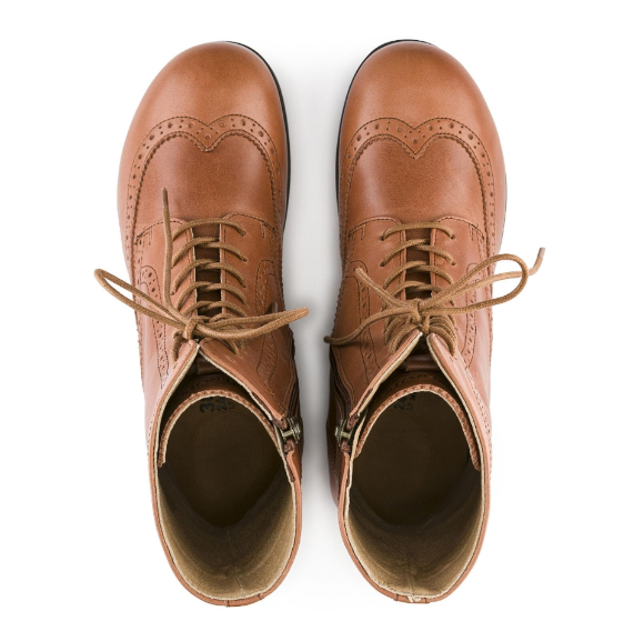 Birkenstock Laramie High NL Natural Leather Hazelnut  Narrow