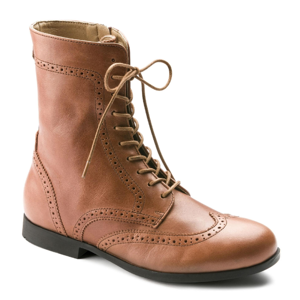 Birkenstock Laramie High NL Natural Leather Hazelnut  Narrow