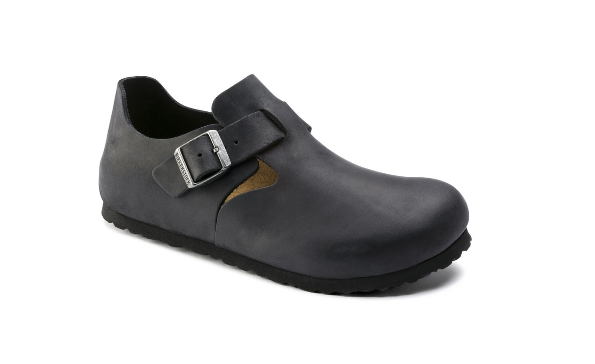 Birkenstock London Oiled Leather Black Regular