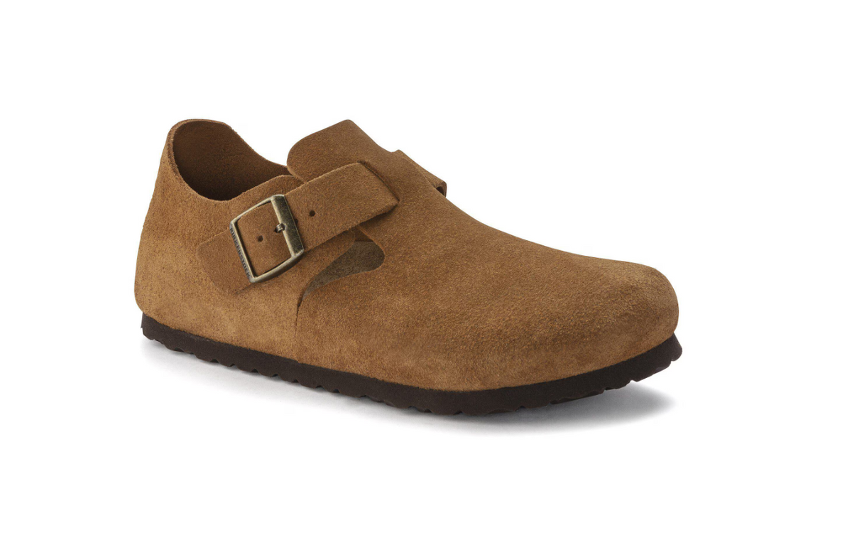 Birkenstock London Suede Leather Mink Regular