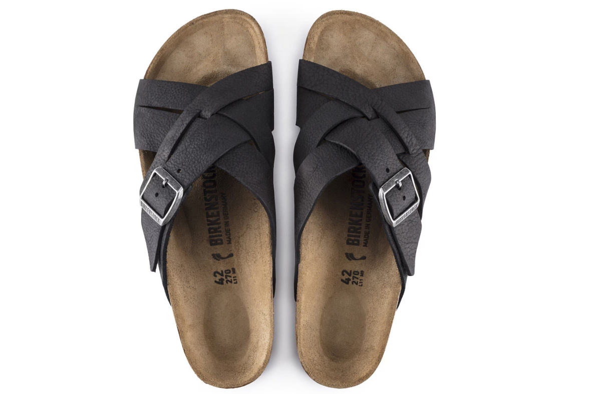 Birkenstock Lugano Oiled Leather Camberra Old Black  Regular