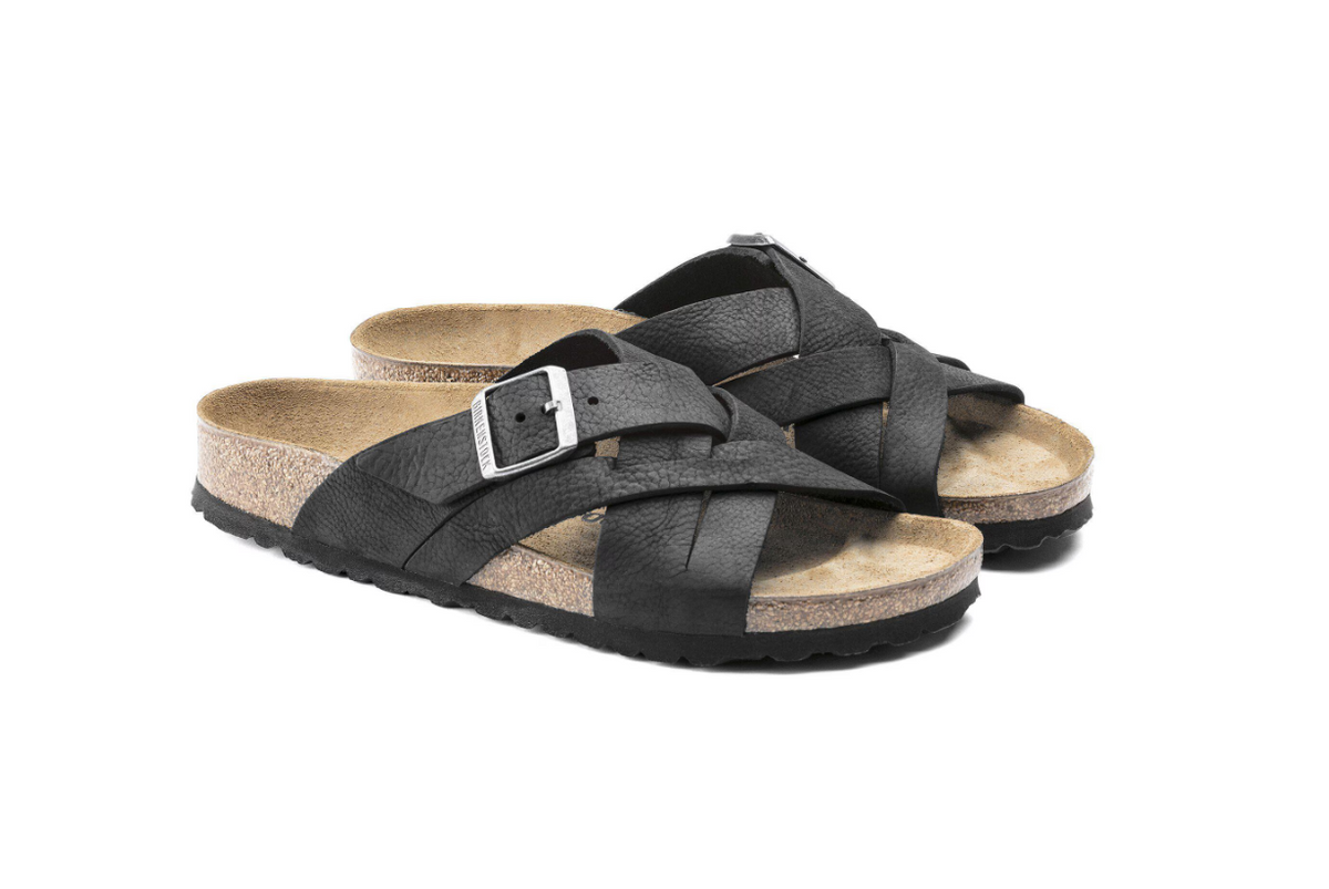 Birkenstock Lugano Oiled Leather Camberra Old Black  Regular