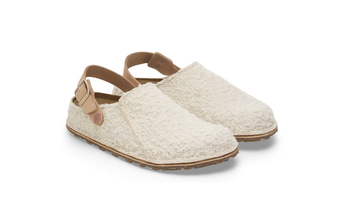 Birkenstock Lutry Premium TEX Textile Eggshell  Narrow
