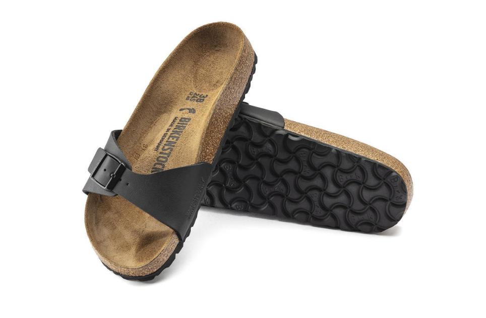 Birkenstock Madrid Birko-Flor Black Sandal  Narrow