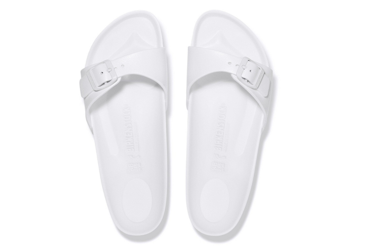 Birkenstock Madrid Essentials EVA White Sandals  Narrow