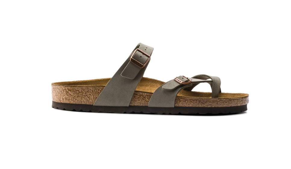 Birkenstock Mayari Birkibuc Stone Sandals  Regular