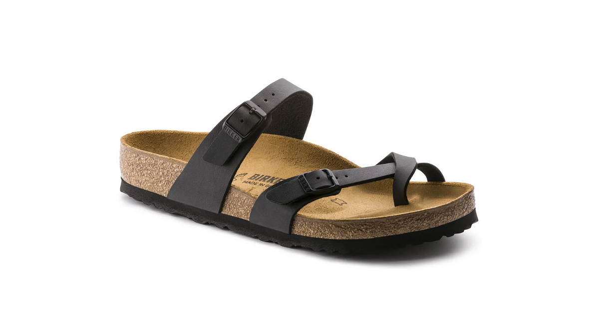 Birkenstock Mayari Birko-Flor Black Sandals  Regular