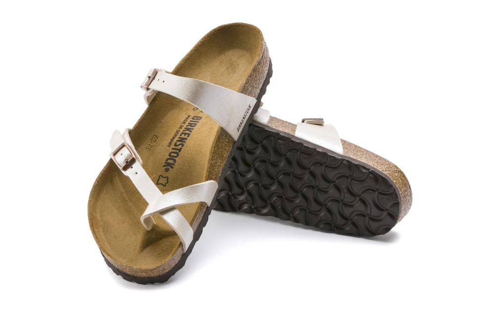 Birkenstock Mayari Birko-Flor Graceful Pearl White  Regular