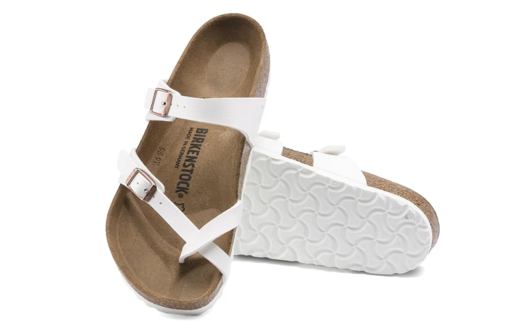 Birkenstock Mayari Birko-Flor White Sandals  Regular