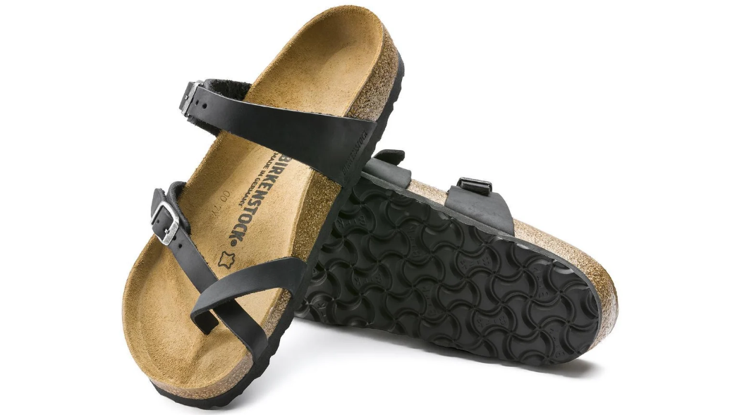 Birkenstock Mayari Oiled Leather Sandal Black  Regular