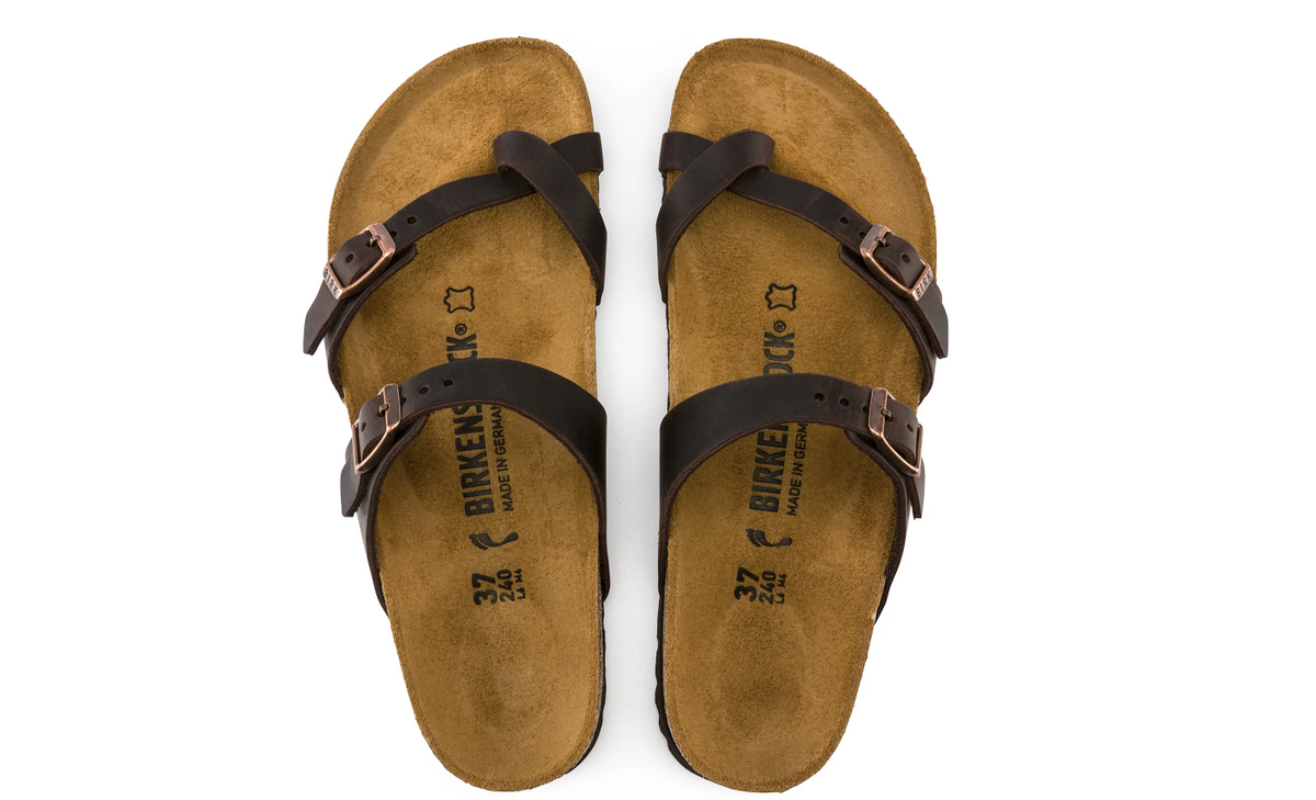 Birkenstock Mayari Oiled Leather Habana Sandals  Regular