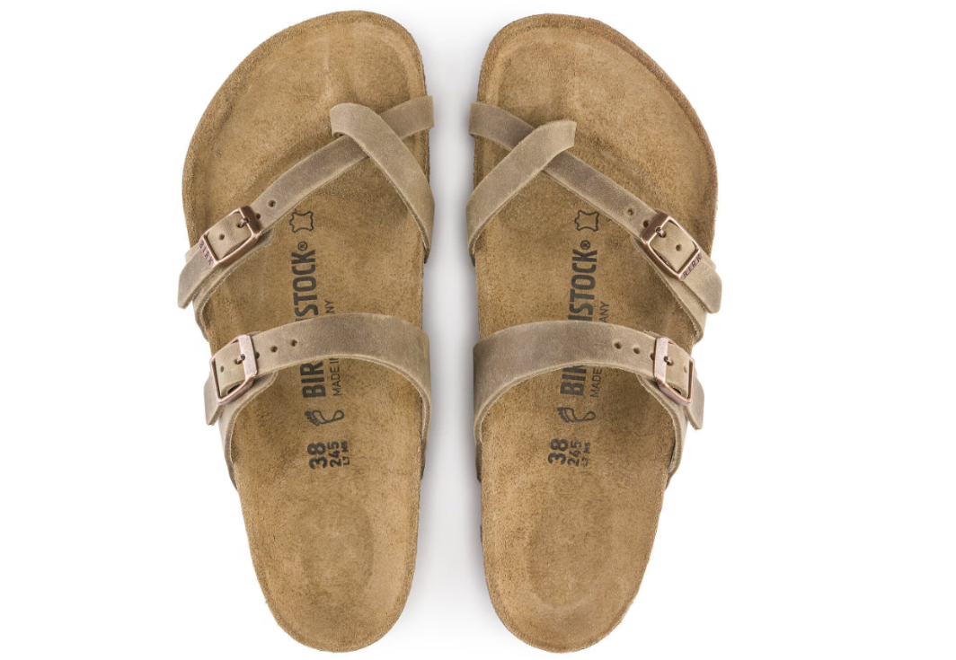 Birkenstock Mayari Oiled Leather Tobacco Brown Regular