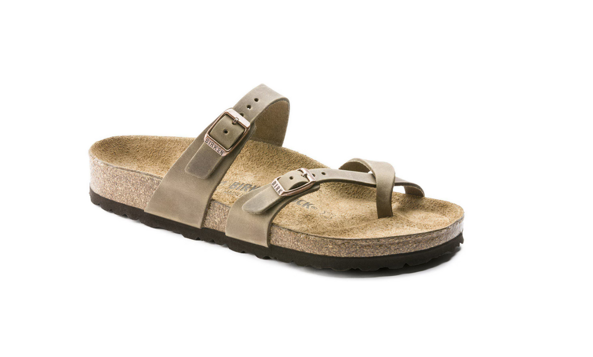 Birkenstock Mayari Oiled Leather Tobacco Brown Regular