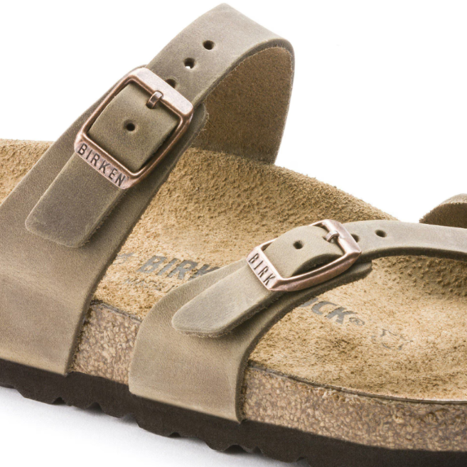 Birkenstock Mayari Oiled Leather Tobacco Brown Regular