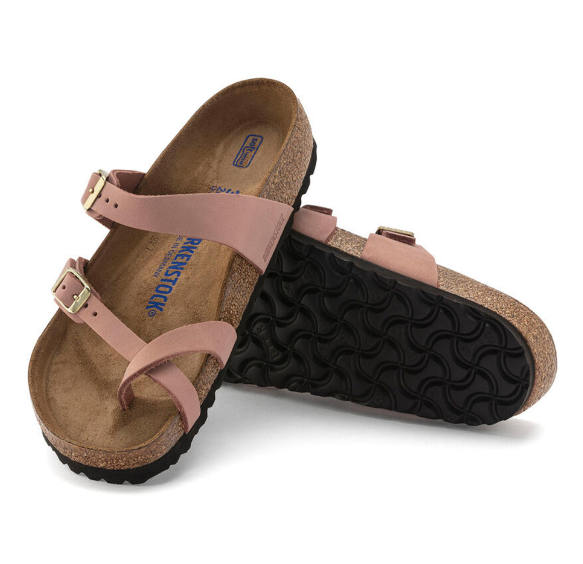 Birkenstock Mayari Soft Footbed Nubuck Leather Old Rose Regular
