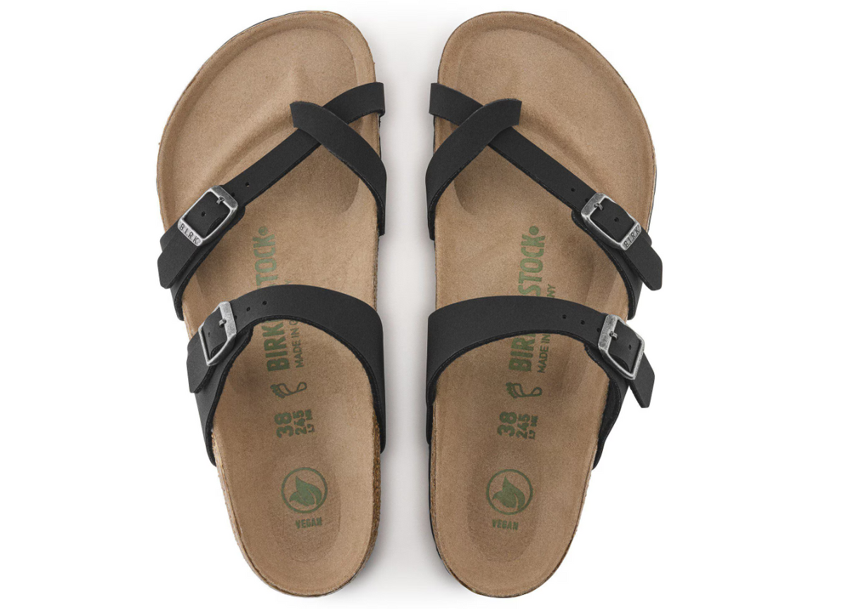 Birkenstock Mayari Vegan Birko-Flor Nubuck Black  Regular