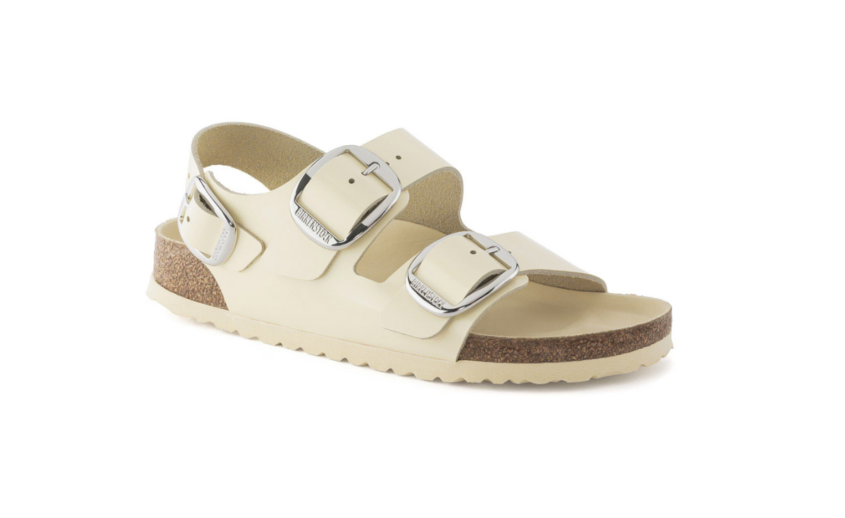 Birkenstock Milano Big Buckle High Shine Butter Regular