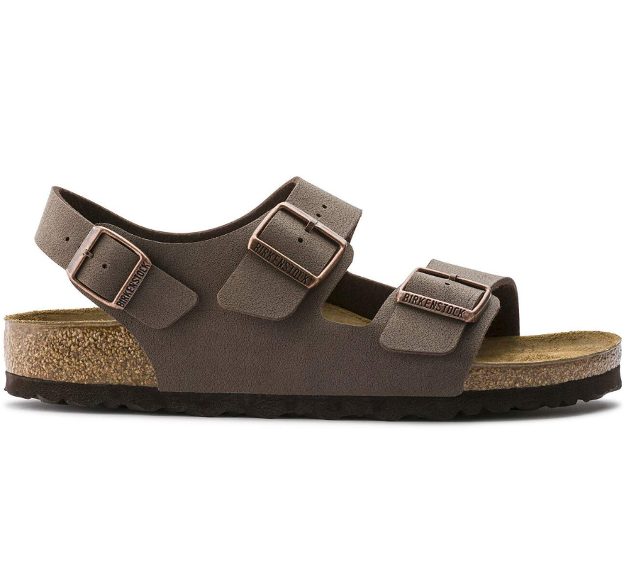 Birkenstock Milano Birkibuc Mocha Sandals  Regular