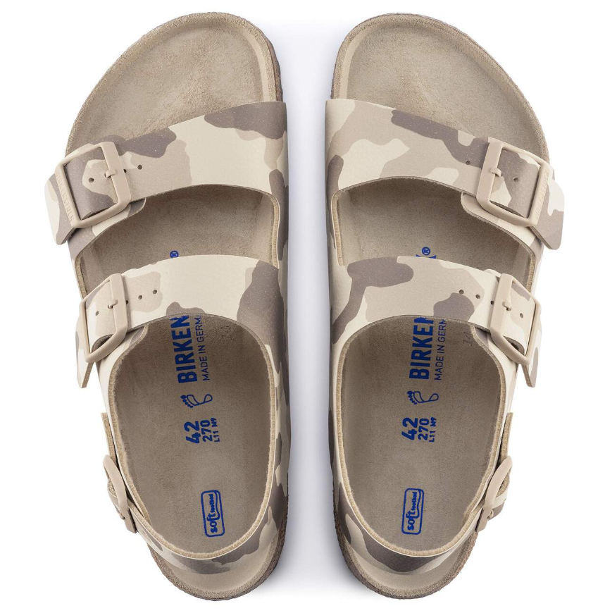 Birkenstock Milano Soft Footbed Birko-Flor Desert Soil Gray/Taupe Narrow