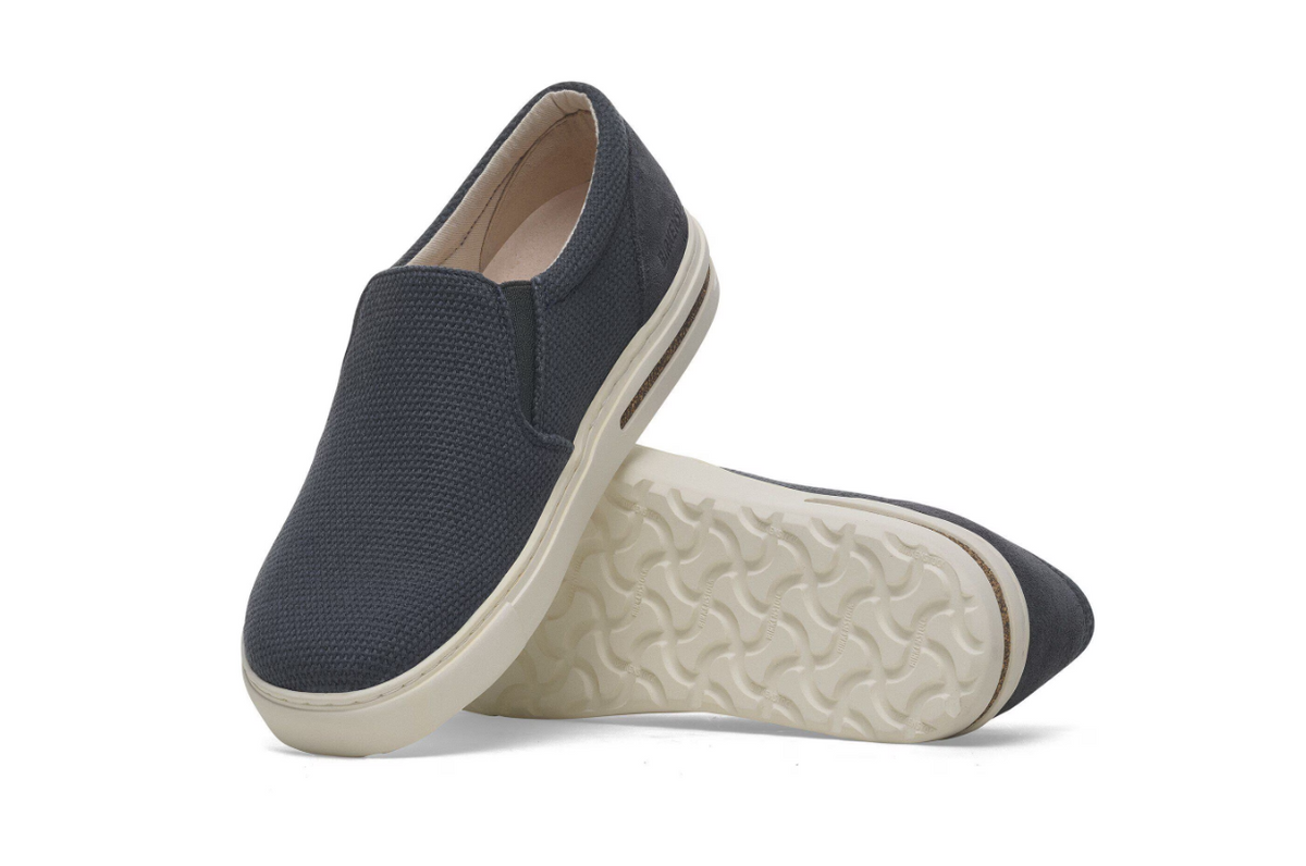 Birkenstock Oswego Canvas Suede Slip-On Midnight Narrow