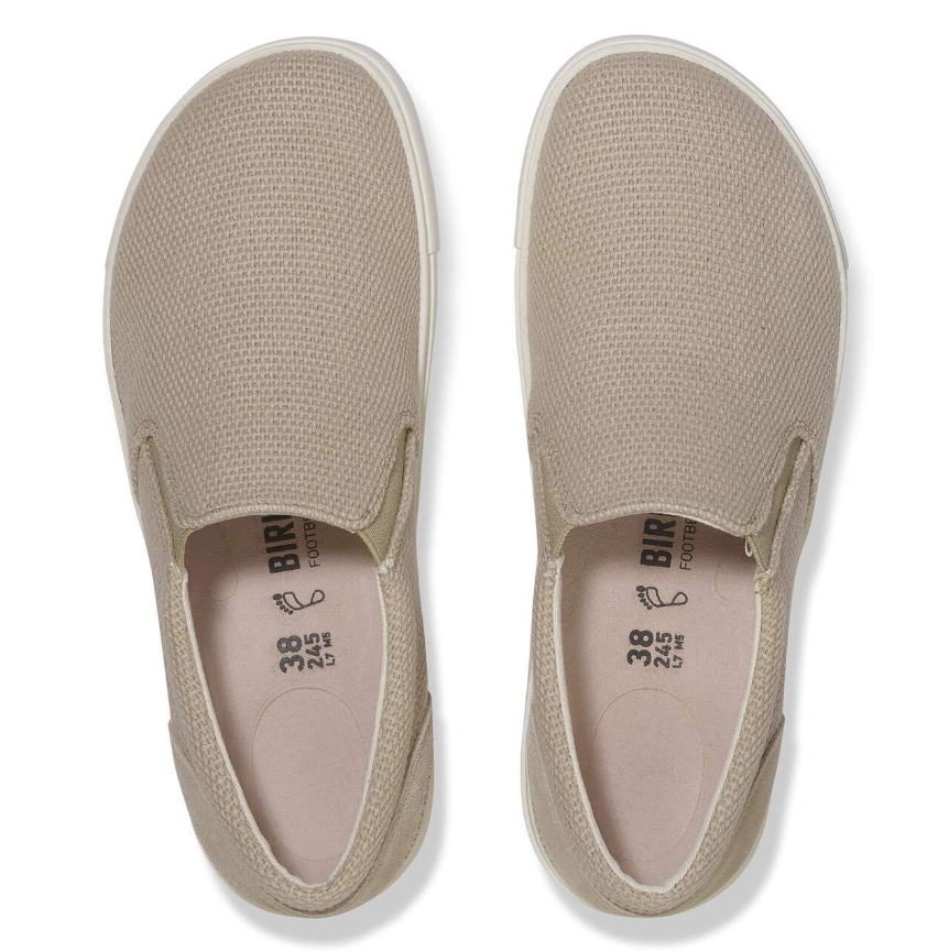 Birkenstock Oswego Canvas-Suede Sandcastle  Narrow