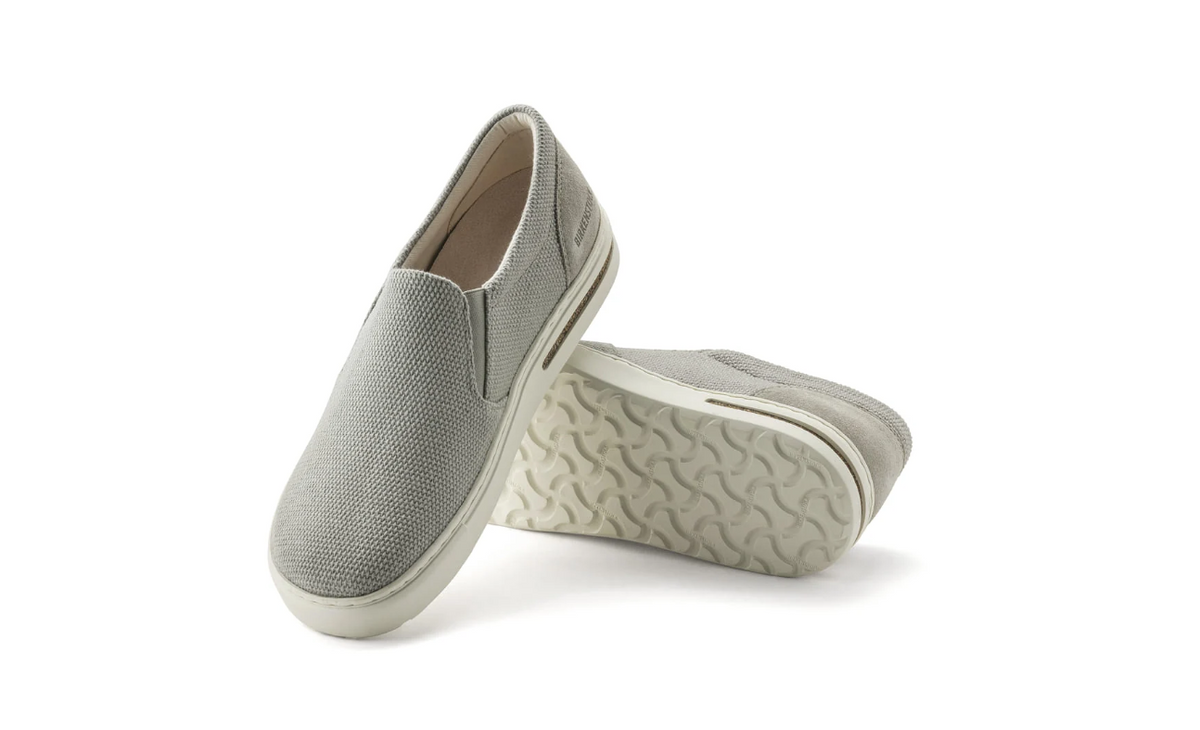 Birkenstock Oswego Canvas Suede Whale Gray  Regular