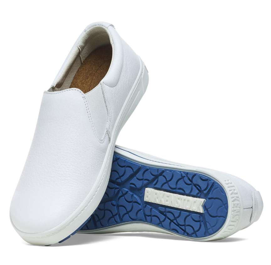 Birkenstock QO 400 Natural Leather White Regular
