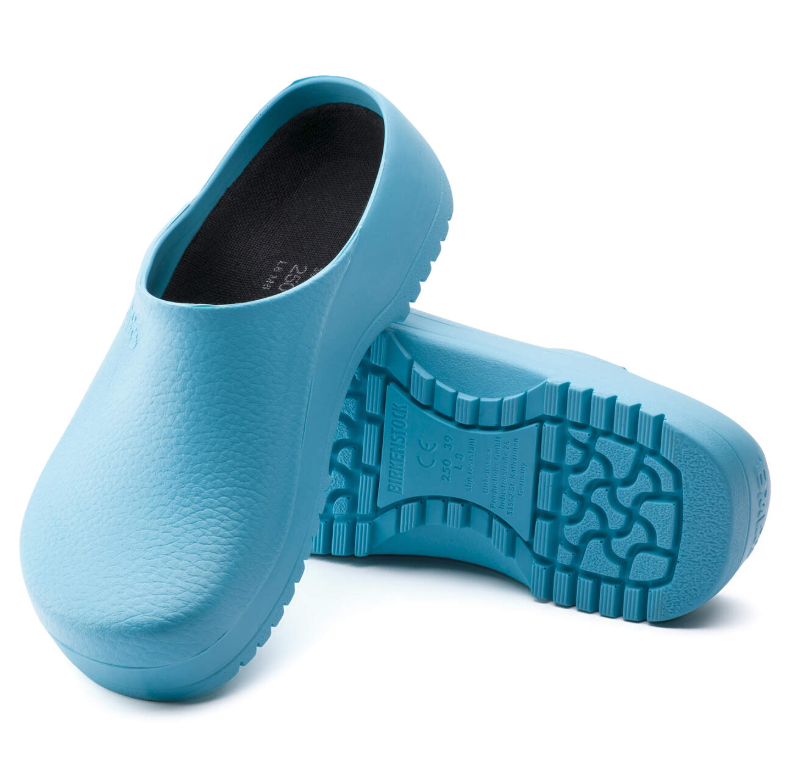 Birkenstock Super-Birki Polyurethane Clog Ciel Blue Light Regular