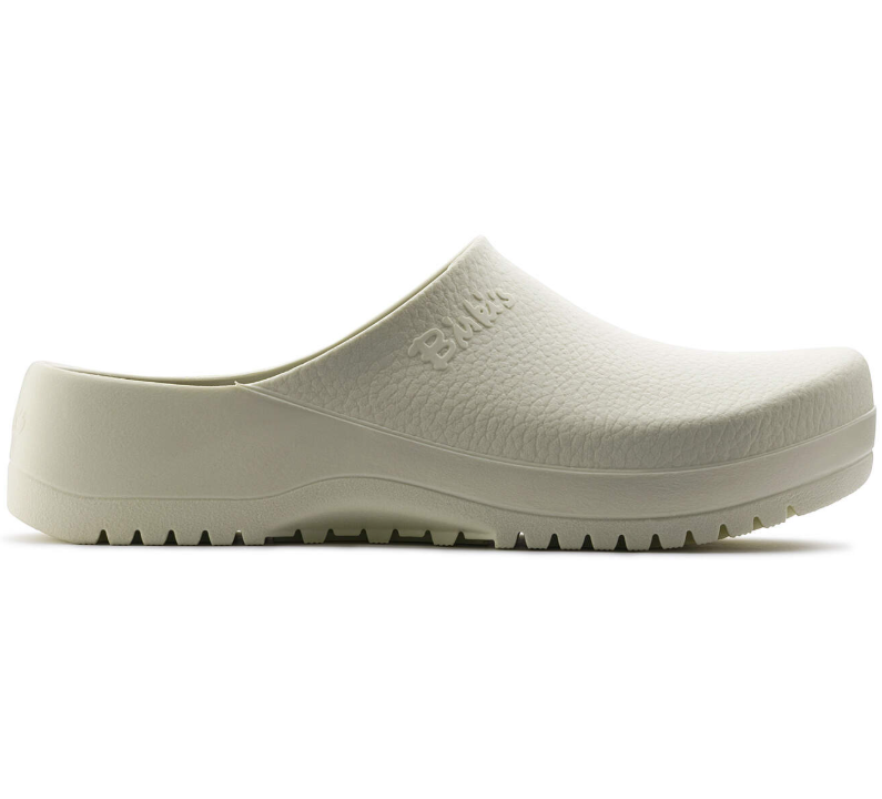 Birkenstock Super-Birki Polyurethane Clog White  Regular