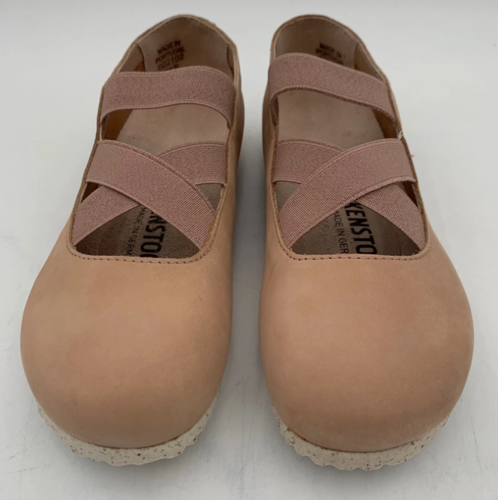 Birkenstock Santa Ana Nubuck Leather Soft Pink Narrow