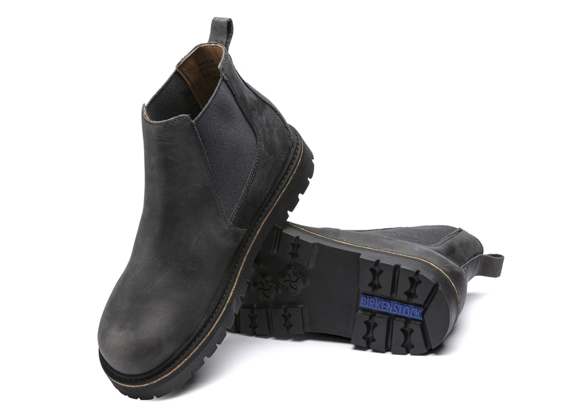 Birkenstock Stalon Nubuck Leather Boot Graphite Narrow