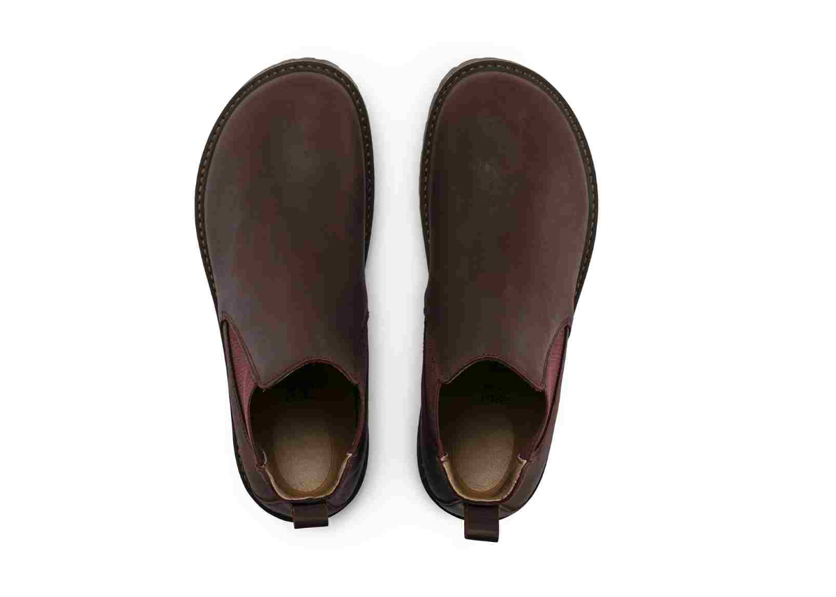 Birkenstock Stalon Women Nubuck Leather Burgundy Boots  Narrow